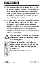 Preview for 129 page of Parkside 326373 1904 Operating Instructions Manual