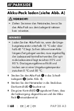 Предварительный просмотр 73 страницы Parkside 326390-1904 Operating Instructions Manual