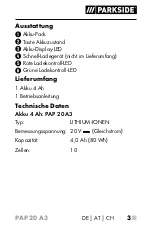 Preview for 8 page of Parkside 326390 1904 Operating Instructions Manual