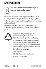 Предварительный просмотр 41 страницы Parkside 326390 1904 Operating Instructions Manual