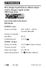 Предварительный просмотр 49 страницы Parkside 326390 1904 Operating Instructions Manual