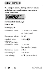 Предварительный просмотр 109 страницы Parkside 326390 1904 Operating Instructions Manual