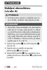 Предварительный просмотр 113 страницы Parkside 326390 1904 Operating Instructions Manual