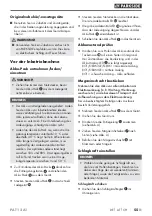 Preview for 59 page of Parkside 329403 2001 Translation Of The Original Instructions