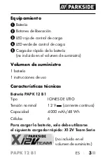 Preview for 8 page of Parkside 331417 1907 Operating Instructions Manual