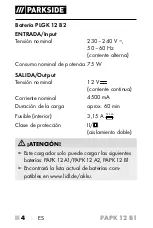 Preview for 9 page of Parkside 331417 1907 Operating Instructions Manual