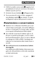 Preview for 34 page of Parkside 331417 1907 Operating Instructions Manual