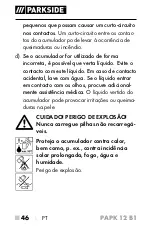 Preview for 51 page of Parkside 331417 1907 Operating Instructions Manual