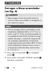 Preview for 53 page of Parkside 331417 1907 Operating Instructions Manual