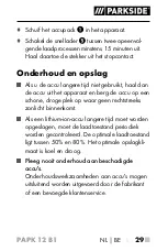 Preview for 34 page of Parkside 331417-1907 Operating Instructions Manual