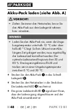 Preview for 53 page of Parkside 331417-1907 Operating Instructions Manual