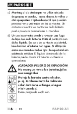 Preview for 11 page of Parkside 331795 1907 Operating Instructions Manual