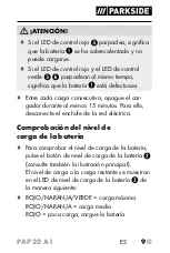 Preview for 14 page of Parkside 331795 1907 Operating Instructions Manual