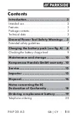 Preview for 6 page of Parkside 331800 1907 Operating Instructions Manual