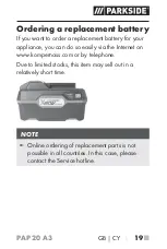 Preview for 24 page of Parkside 331800 1907 Operating Instructions Manual