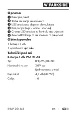 Preview for 48 page of Parkside 331800 1907 Operating Instructions Manual