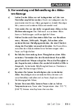 Preview for 15 page of Parkside 332948 1907 Translation Of The Original Instructions