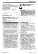 Preview for 7 page of Parkside 334005 1907 Original Instructions Manual