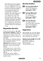 Preview for 15 page of Parkside 334011 1907 Translation Of The Original Instructions