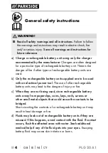 Preview for 8 page of Parkside 334026_1907 Translation Of The Original Instructions