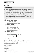 Preview for 16 page of Parkside 334026_1907 Translation Of The Original Instructions