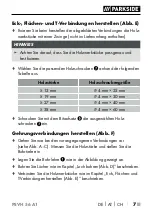 Предварительный просмотр 10 страницы Parkside 337010 2001 Operating Instructions Manual