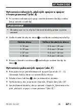 Предварительный просмотр 70 страницы Parkside 337010 2001 Operating Instructions Manual