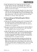 Preview for 12 page of Parkside 337019 2001 Translation Of The Original Instructions