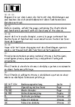 Предварительный просмотр 2 страницы Parkside 337225 2001 Operation And Safety Notes