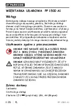 Предварительный просмотр 29 страницы Parkside 337225 2001 Operation And Safety Notes