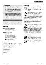 Preview for 12 page of Parkside 337334-2007 Translation Of The Original Instructions