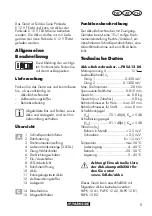 Preview for 5 page of Parkside 338167 2001 Translation Of The Original Instructions