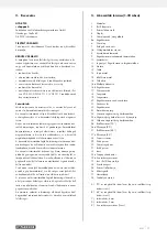 Preview for 22 page of Parkside 3384932007 Operating And Safety Instructions Manual