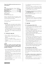 Preview for 42 page of Parkside 3384932007 Operating And Safety Instructions Manual