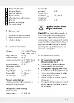 Предварительный просмотр 47 страницы Parkside 339103 1910 Operation And Safety Notes