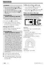 Предварительный просмотр 71 страницы Parkside 339108 1910 Translation Of The Original Instructions