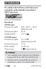 Предварительный просмотр 111 страницы Parkside 339125 1910 Operating Instructions Manual