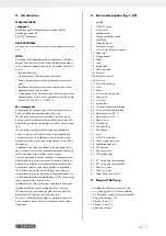 Preview for 8 page of Parkside 339390 1910 Operating And Safety Instructions Manual