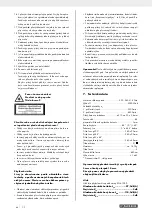 Preview for 53 page of Parkside 339390 1910 Operating And Safety Instructions Manual