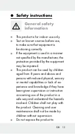 Preview for 13 page of Parkside 339964 1910 Operation And Safety Notes