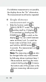 Preview for 24 page of Parkside 339964 1910 Operation And Safety Notes