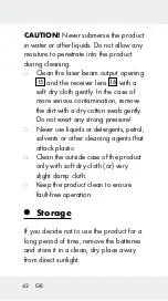 Preview for 42 page of Parkside 339964 1910 Operation And Safety Notes