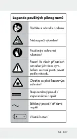 Preview for 137 page of Parkside 339964 1910 Operation And Safety Notes