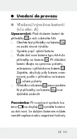 Preview for 151 page of Parkside 339964 1910 Operation And Safety Notes