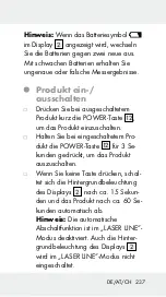 Preview for 237 page of Parkside 339964 1910 Operation And Safety Notes