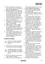 Preview for 21 page of Parkside 340474 1910 Translation Of The Original Instructions