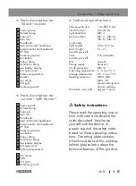 Предварительный просмотр 25 страницы Parkside 345144 2004 Operation And Safety Notes Translation Of The Original Instructions