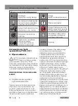 Предварительный просмотр 74 страницы Parkside 345144 2004 Operation And Safety Notes Translation Of The Original Instructions