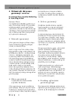 Предварительный просмотр 88 страницы Parkside 345144 2004 Operation And Safety Notes Translation Of The Original Instructions