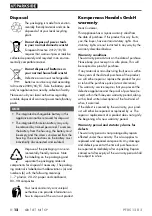 Preview for 15 page of Parkside 345153 2004 Translation Of The Original Instructions